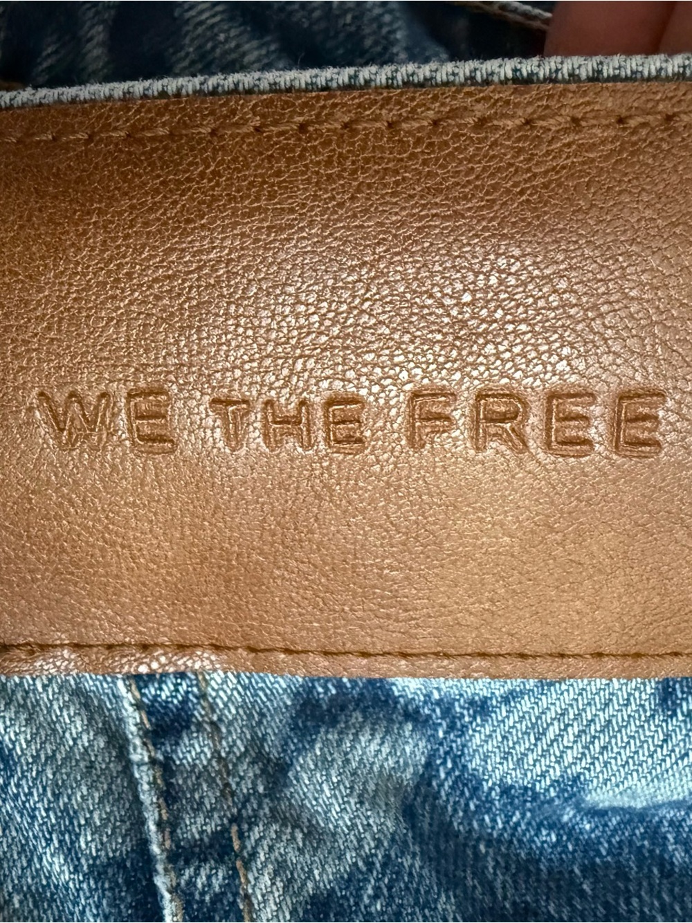 We The Free Good Luck Daisy Printed Denim Barrel Leg Jeans 30 - Picture 2 of 10